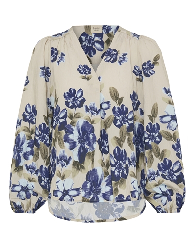 Fransa - FRCarrie 1 Bluse - Petal Poise Ice Water 